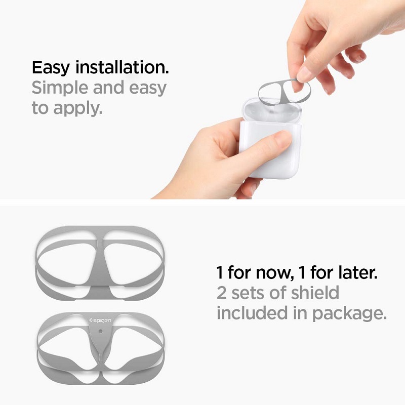 🍀 🌳AIRPODS 1 2 3 PRO 🌳Miếng Dán Kim Loại Bảo Vệ Hộp sạc Tai Nghe Bluetooth Airpod Chất Lượng Cao Tính Năng Chống Bụi