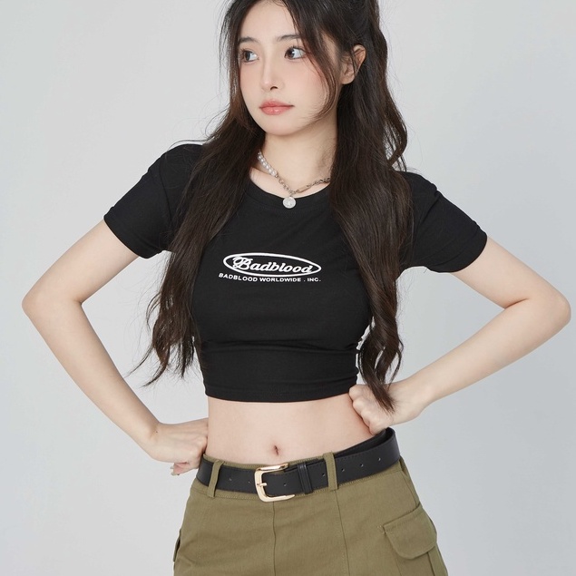 Áo thun croptop body BadBlood