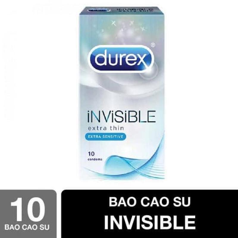 [HCM]Bao cao su Durex Invisible  sieu mong 10pcs nhập khẩu