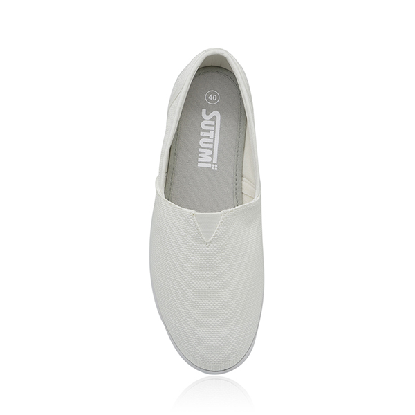Giày slip on nam Sutumi SUM142 - TRẮNG
