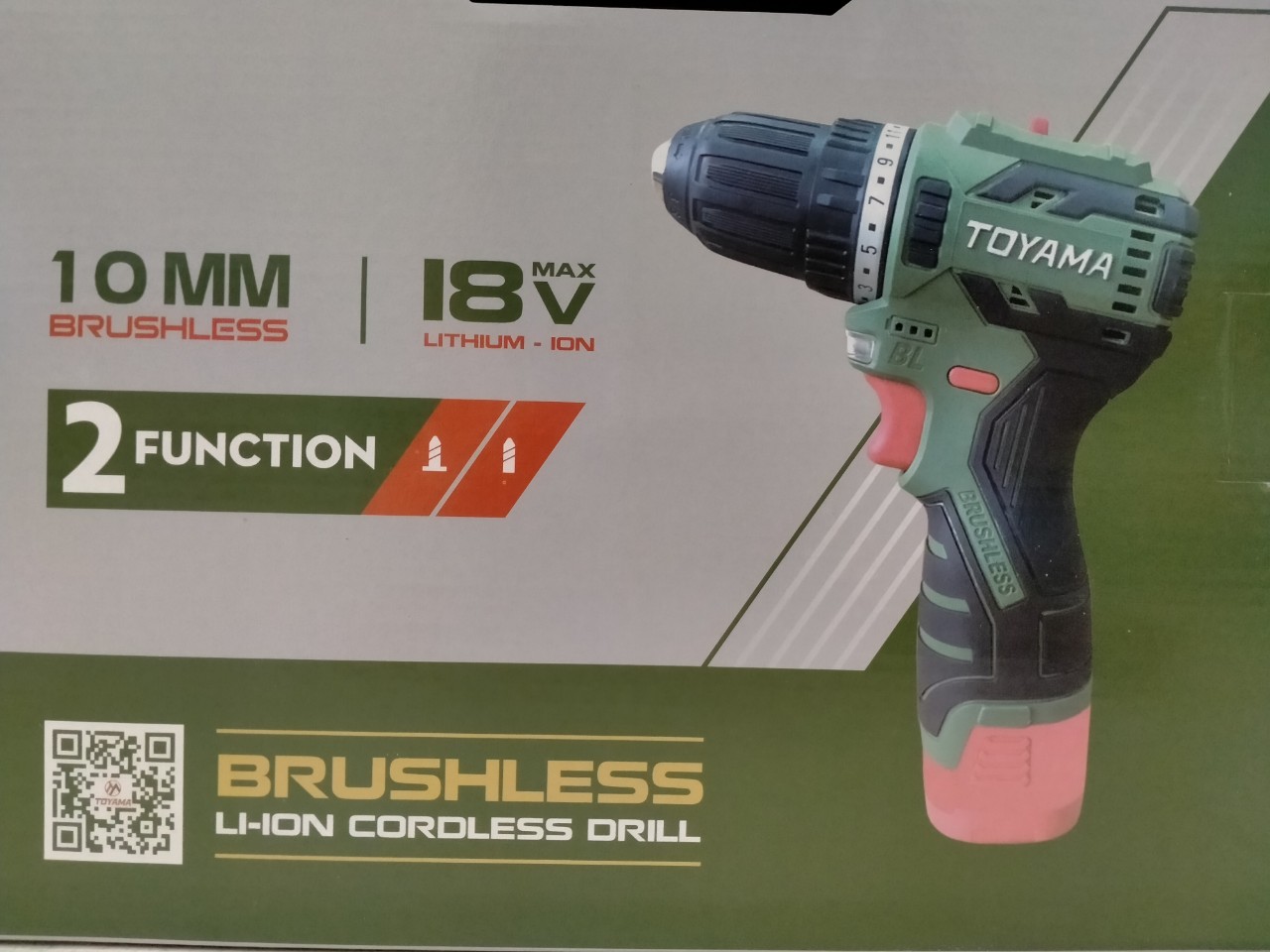 Máy khoan pin 18V Toyama