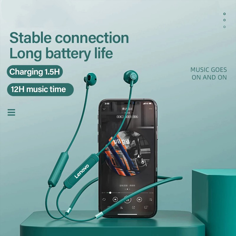 Tai nghe Bluetooth Lenovo SH1 thể thao Bluetooth 5.0 TWS không dây có micro và lượng pin dài IPX5 không thấm nước