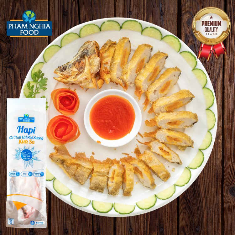 [Chỉ Giao HCM] Cá Thát Lát Rút Xương Nhân Trứng Muối (con 230g)