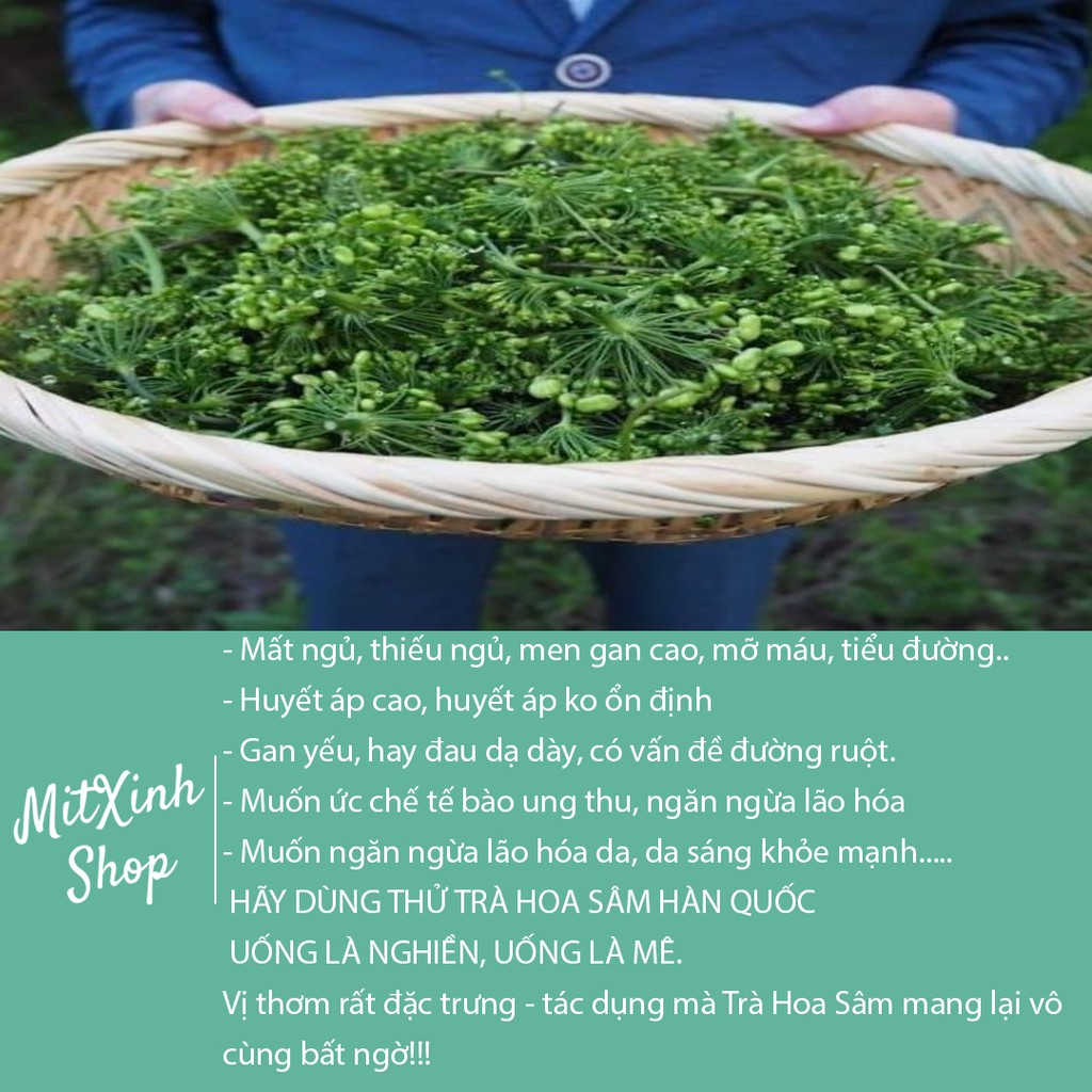 Trà Hoa Sâm Hàn Quốc Túi 500Gr - Cam Kết Hàng