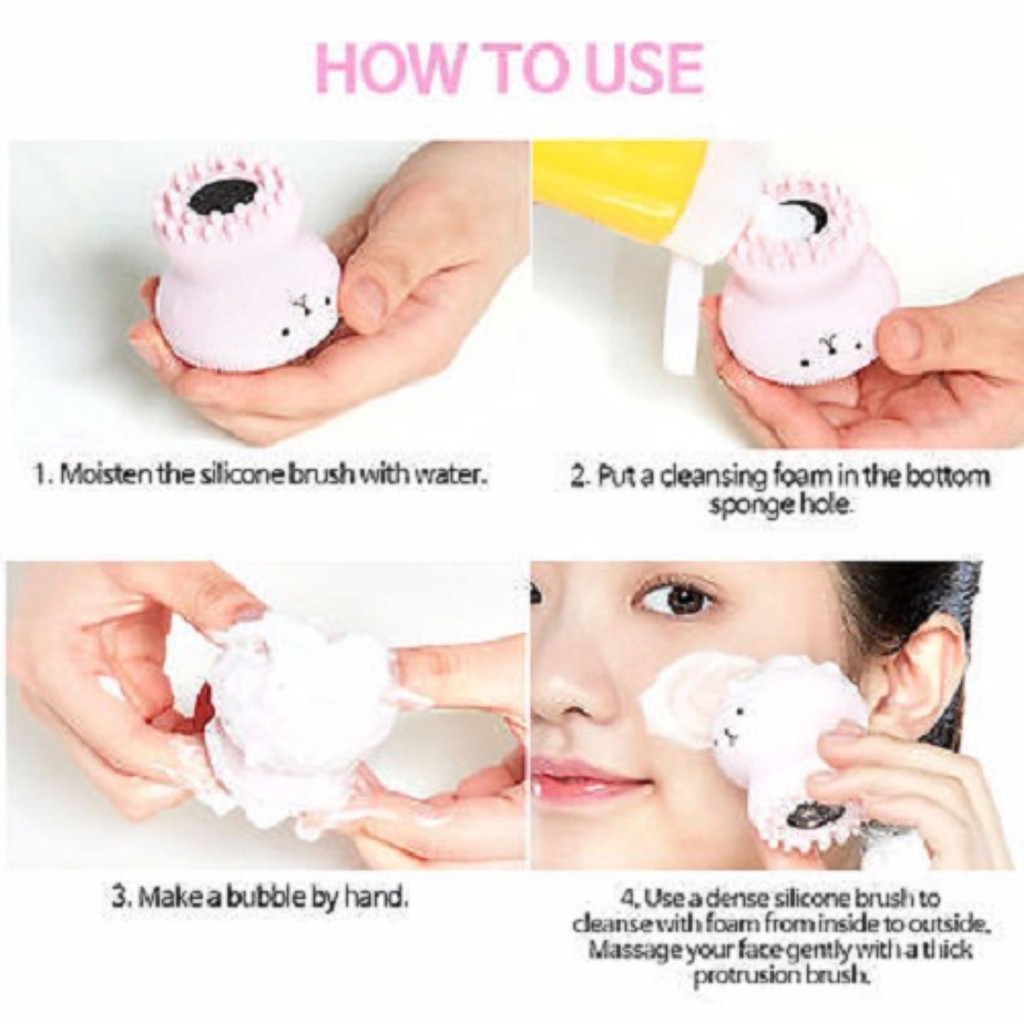Rửa mặt bạch tuộc hàn quốc T2