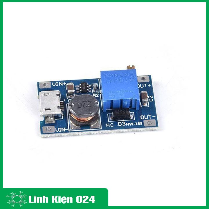 Module Boost DC DC 2-24V 2A MT3608 V2
