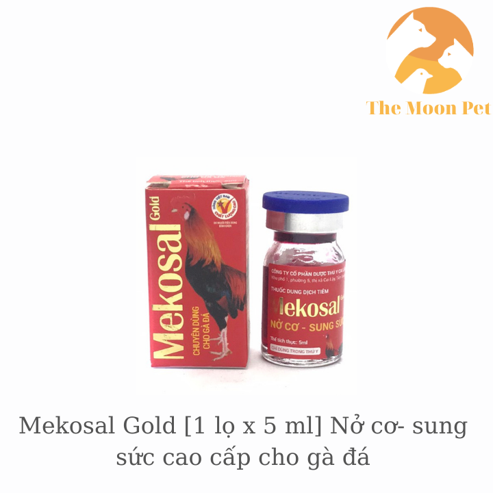 MEKOSAL Gold [1 lọ x [5 ml] Thuốc tăng lực cho gà đá