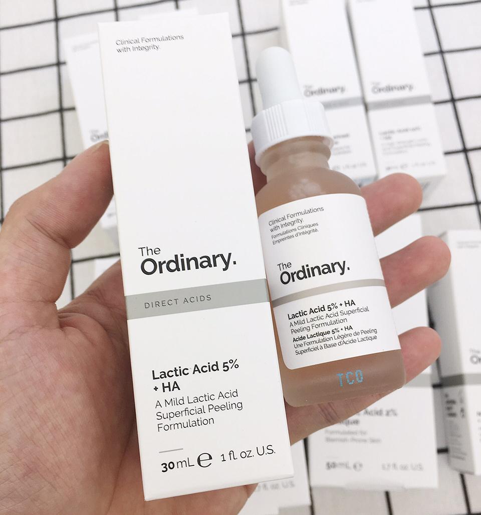 Tinh Chất Dưỡng Da The Ordinary Lactic Acid 5% + HA Serum