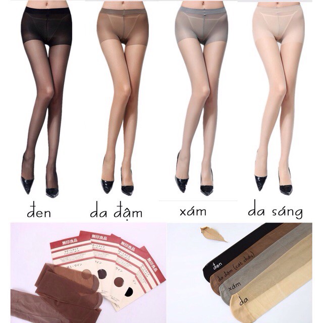 Quần tất mu.ji xuất nhật siêu mỏng siêu dai mềm mịn vô cùng