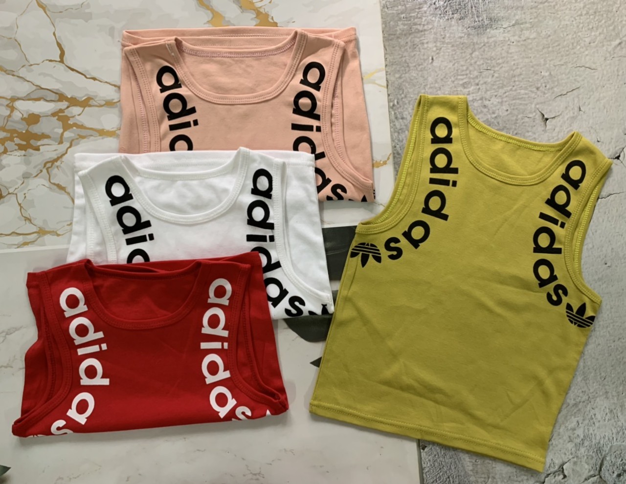 Áo thun ba lỗ ngược - áo sát nách crotop nữ