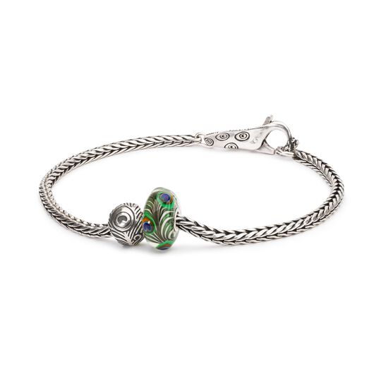 Trollbeads Khóa bạc cao cấp Peacock Lock TAGLO-00055