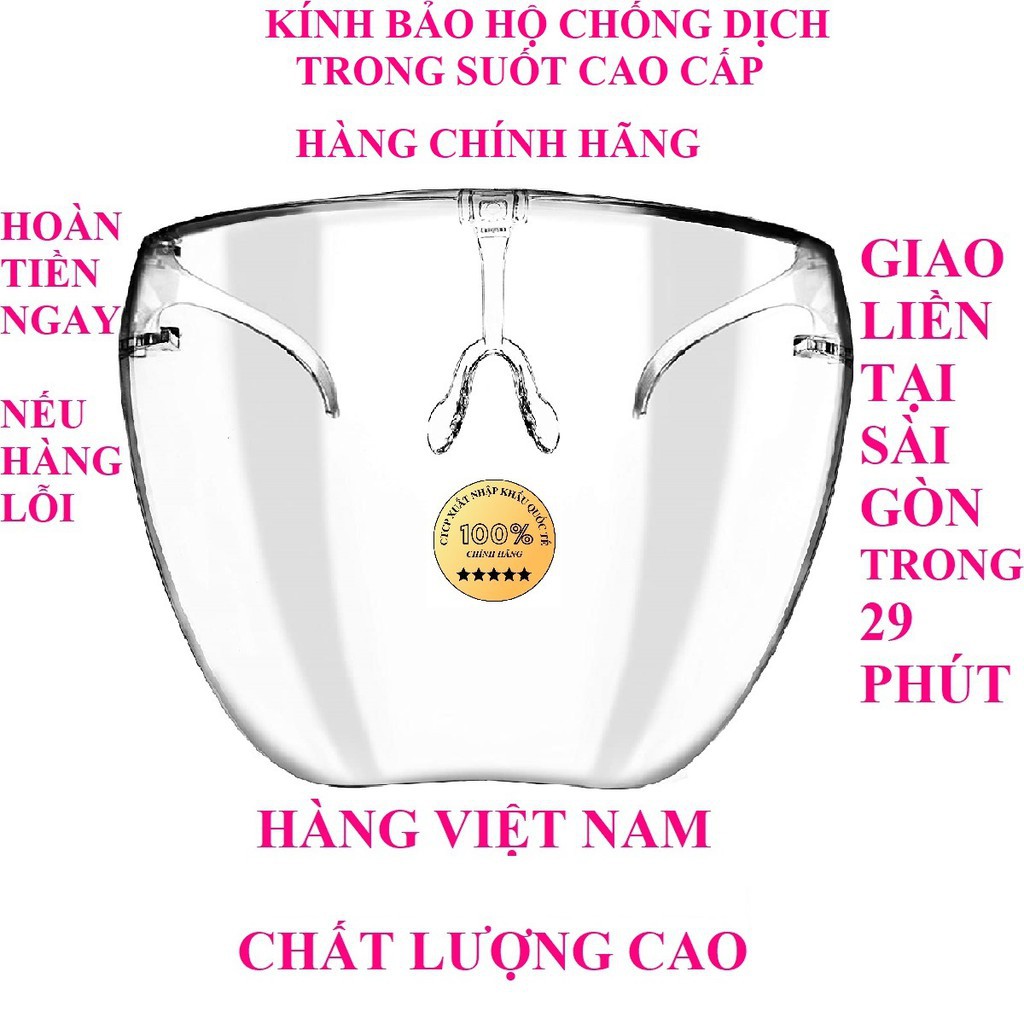 Mặt Nạ Chống Giọt Bắn, Chống Dịch Hiệu Quả Face Shield