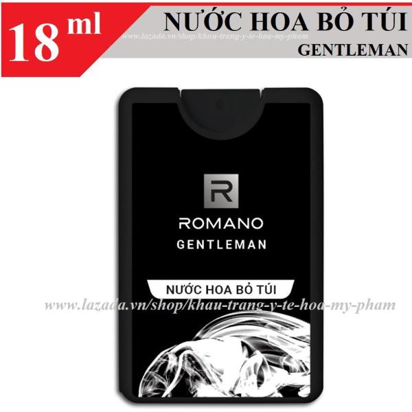 Romano - Nước hoa bỏ túi hương Gentleman 18 ml