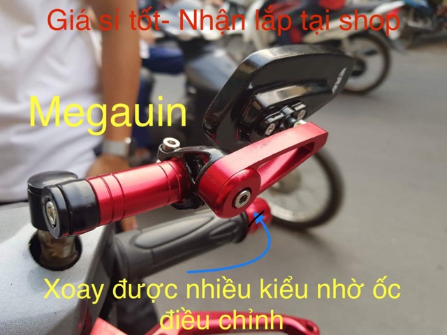 [Lấy mã giảm thêm 30%] GƯƠNG GÙ GẮN CHÂN GƯƠNG (KHUNG KIM LOẠI KIẾNG CƯỜNG LỰC CHỐNG CHÓI) Caoduc