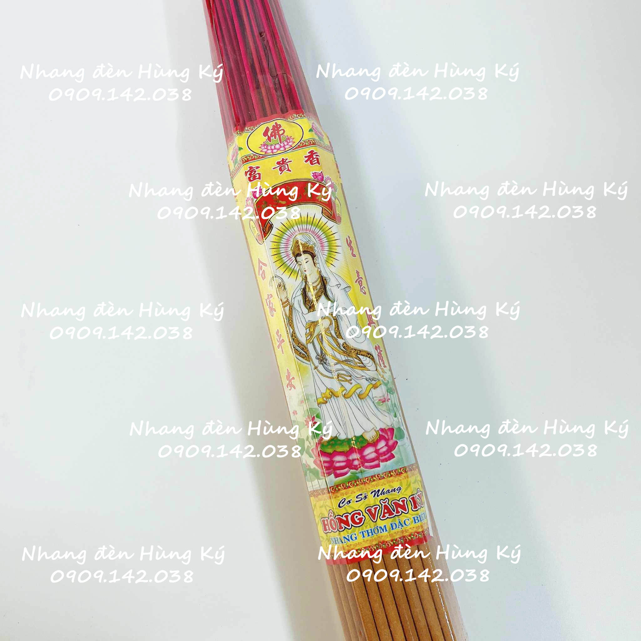 Nhang đũa (xào) thơm hiệu phật bà 6 tấc khoảng 64cây