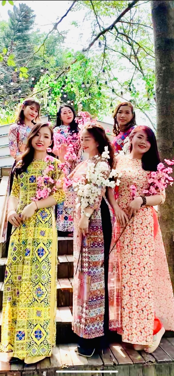 [HCM]SÉT ÁO DÀI CÔ BA SÀI GÒN NGOCTRANSHOP - NT2085B