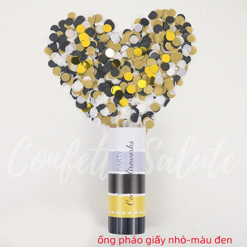 Ống giấy phụt kim tuyến mini trang trí tiệc sinh nhật party - ống hoa đăng sinh nhật