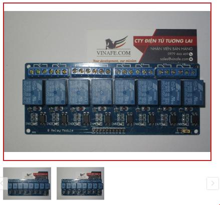 [HCM]Moudule Relay 8 kênh 24V Âm Kích