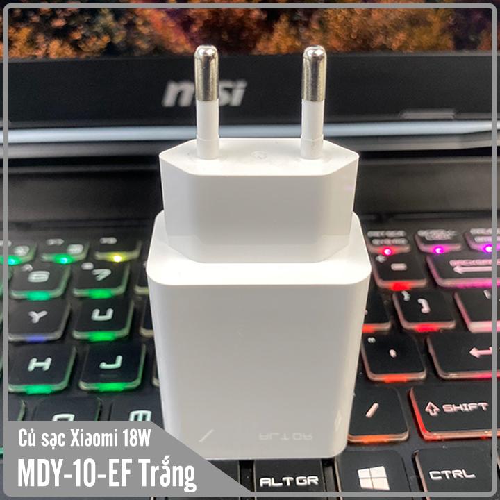 Củ sạc Xiaomi sạc nhanh Quick Charge 3.0 MDY-10-EF - Trắng