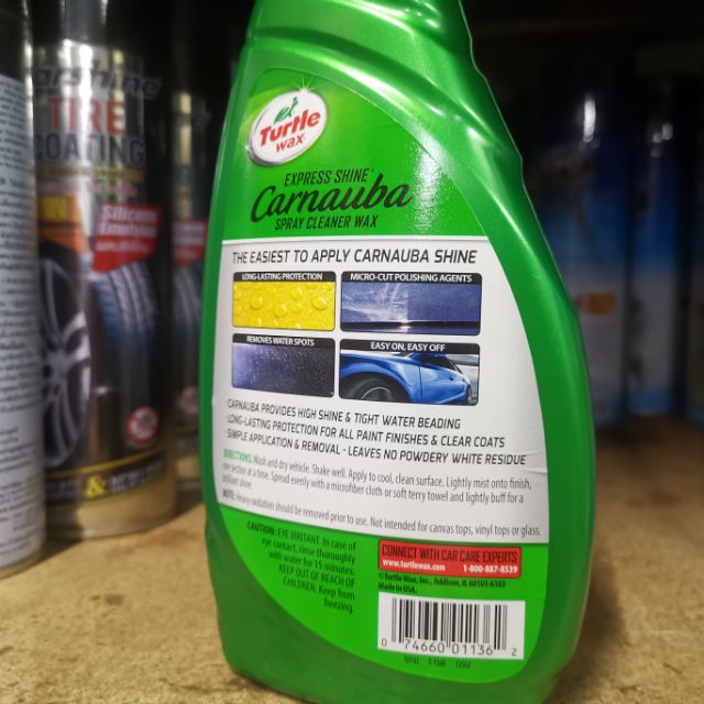 Chai Xịt Bóng Sơn Nhanh Con Rùa Turtle Wax Express Shine