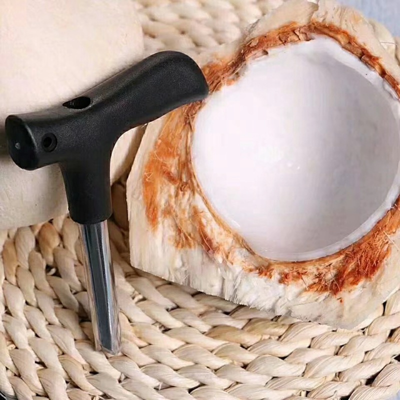 Dụng Cụ Khui Dừa Lấy Nước Bằng Tay, dụng cụ đục lỗ trái dừa siêu nhanh tiện lợi