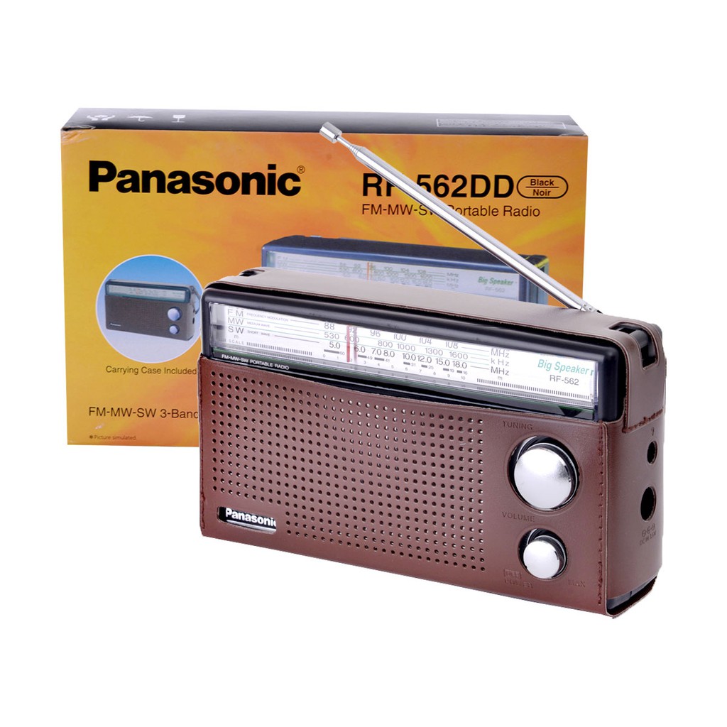 ĐÀI RADIO 3 BĂNG PANASONIC RF-562DD2 ĐỜI MỚI ( 1 ĐỔI 1 ) TẶNG PIN |  