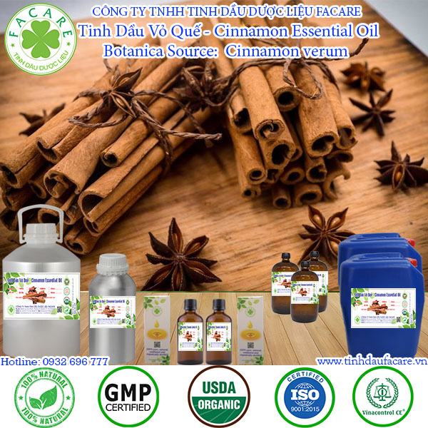 Tinh dầu Vỏ quế Cinnamon essential oil - 10ml