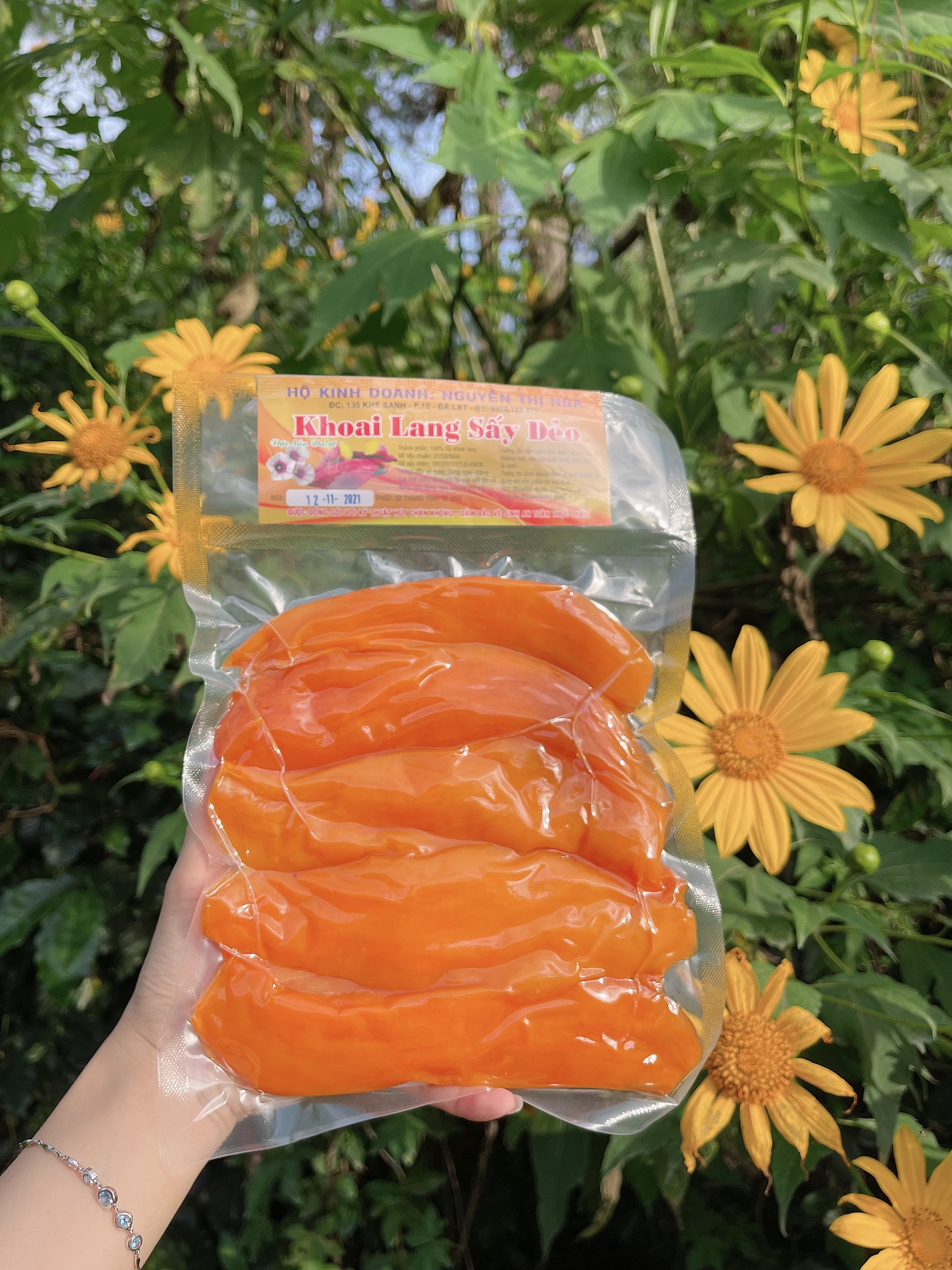 Khoai Lang Dẻo Đà Lạt dạng lát – Moony Farm