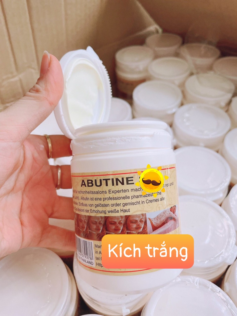 kích trắng abutin 200g