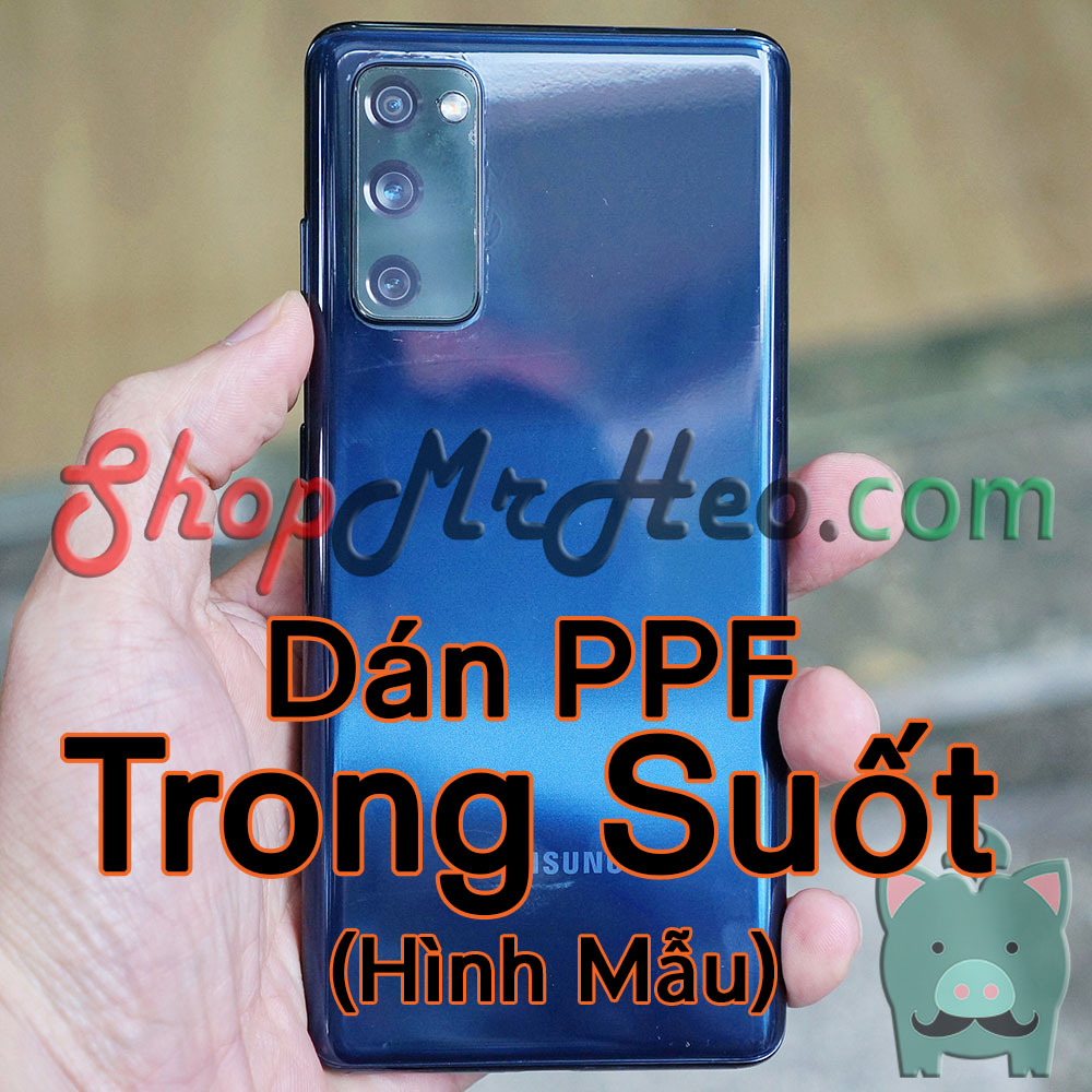 Dán Dẻo PPF Full Mặt Sau Lưng Realme Narzo 50 (Trong và Nhám)