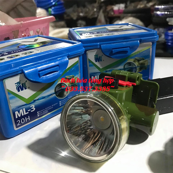 Đèn pin, pin đội đầu, đèn pin đội đầu ML 3 mini