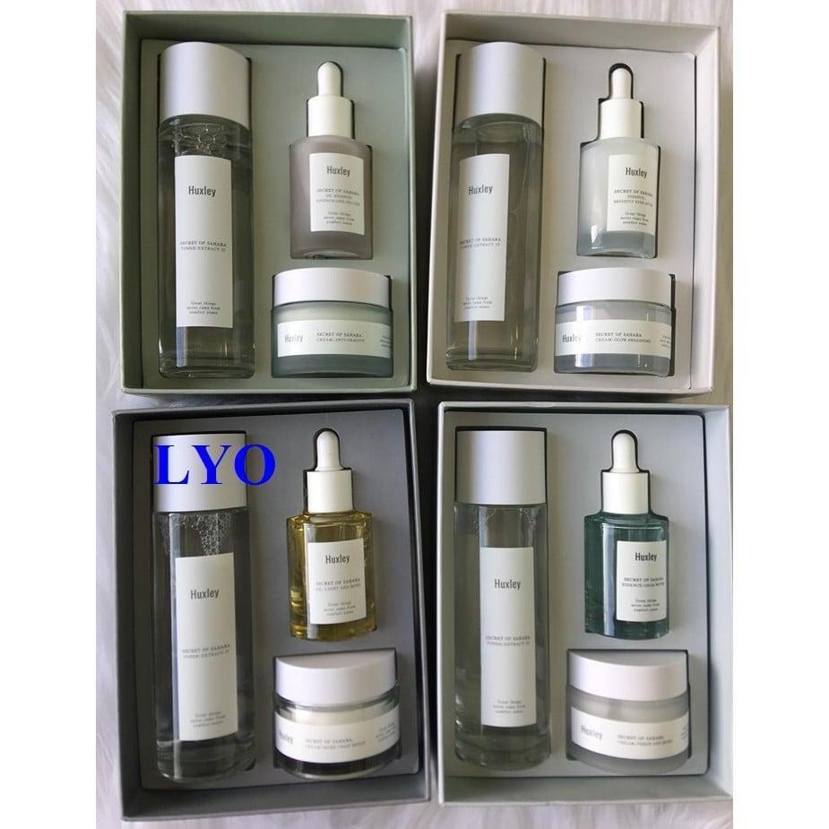 Set dưỡng da HUXLEY ( Vàng nhạt ) - Lyo Shop