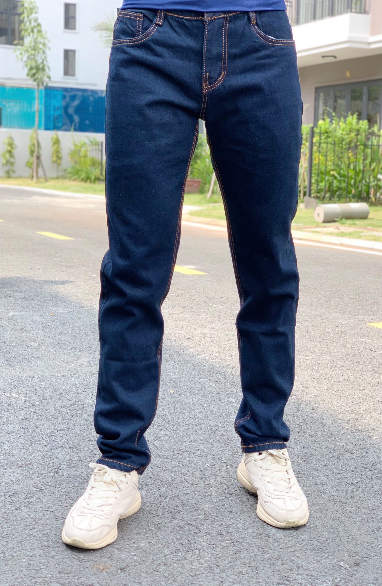 Quần JEAN DÀI Nam Ống suông chất vải jean cotton mềm mịn, form chuẩn đẹp - Có size Bự Jean002