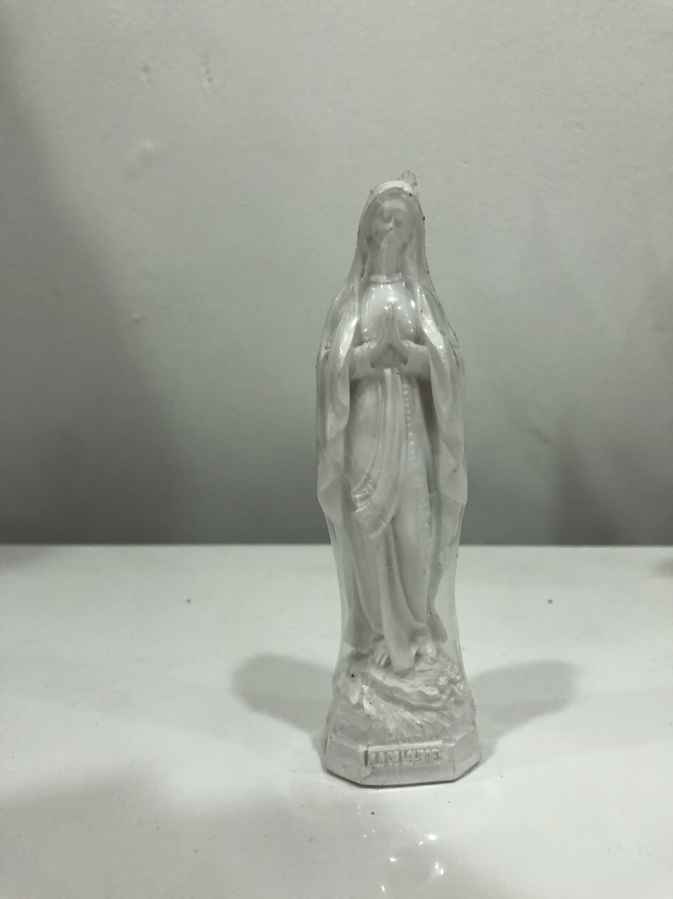 [HCM]216. Đức Mẹ lộ đức 12cm trắng