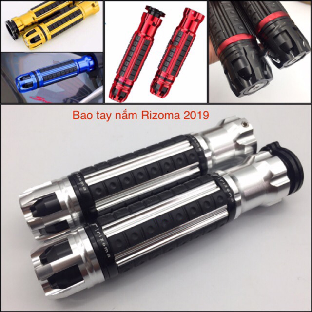 Bao tay rizoma thiết kế nắm gù xoay rizoma model 2019 dành cho xe máy