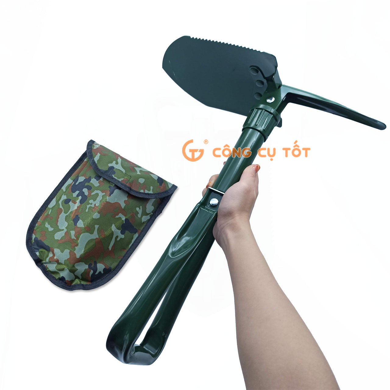 Xẻng gấp quân dụng đa năng