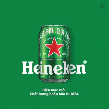 Thùng bia Heineken 24 Lon Date 08/2020