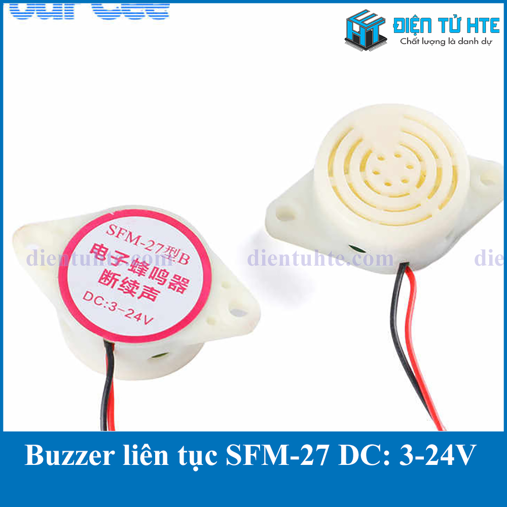 Còi Buzzer âm lượng to SFM-27 3-24V