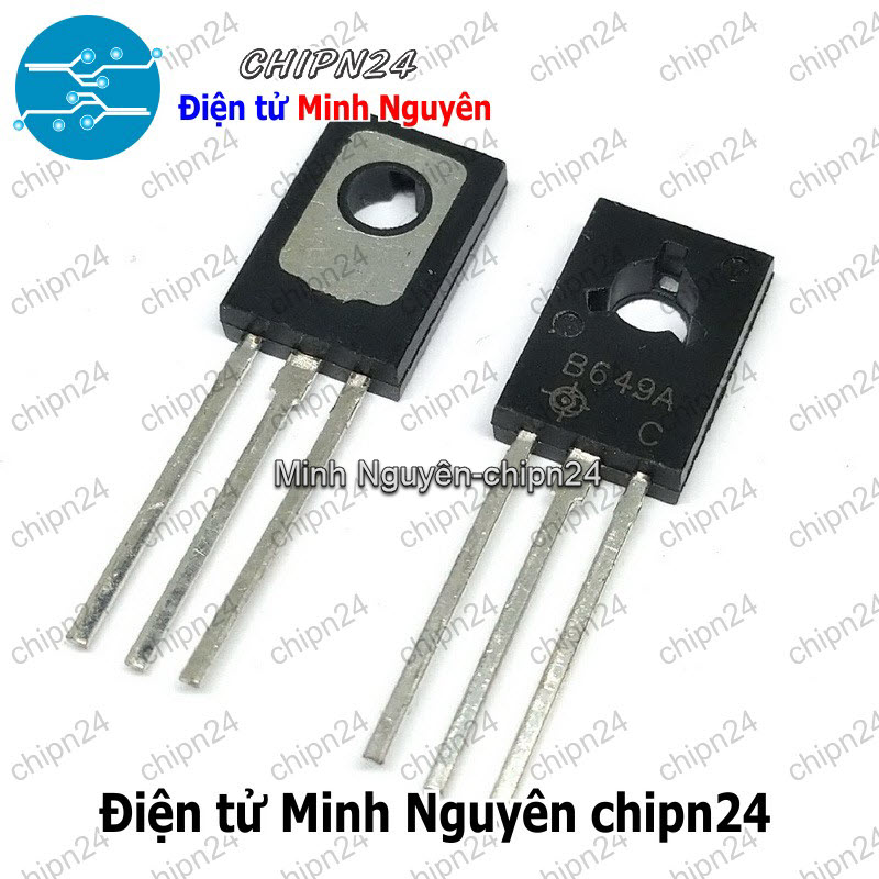 [5 con] (KT1) Transistor B649 TO-126 PNP 1.5A 160V (2SB649A 2SB649 649) - HH006114