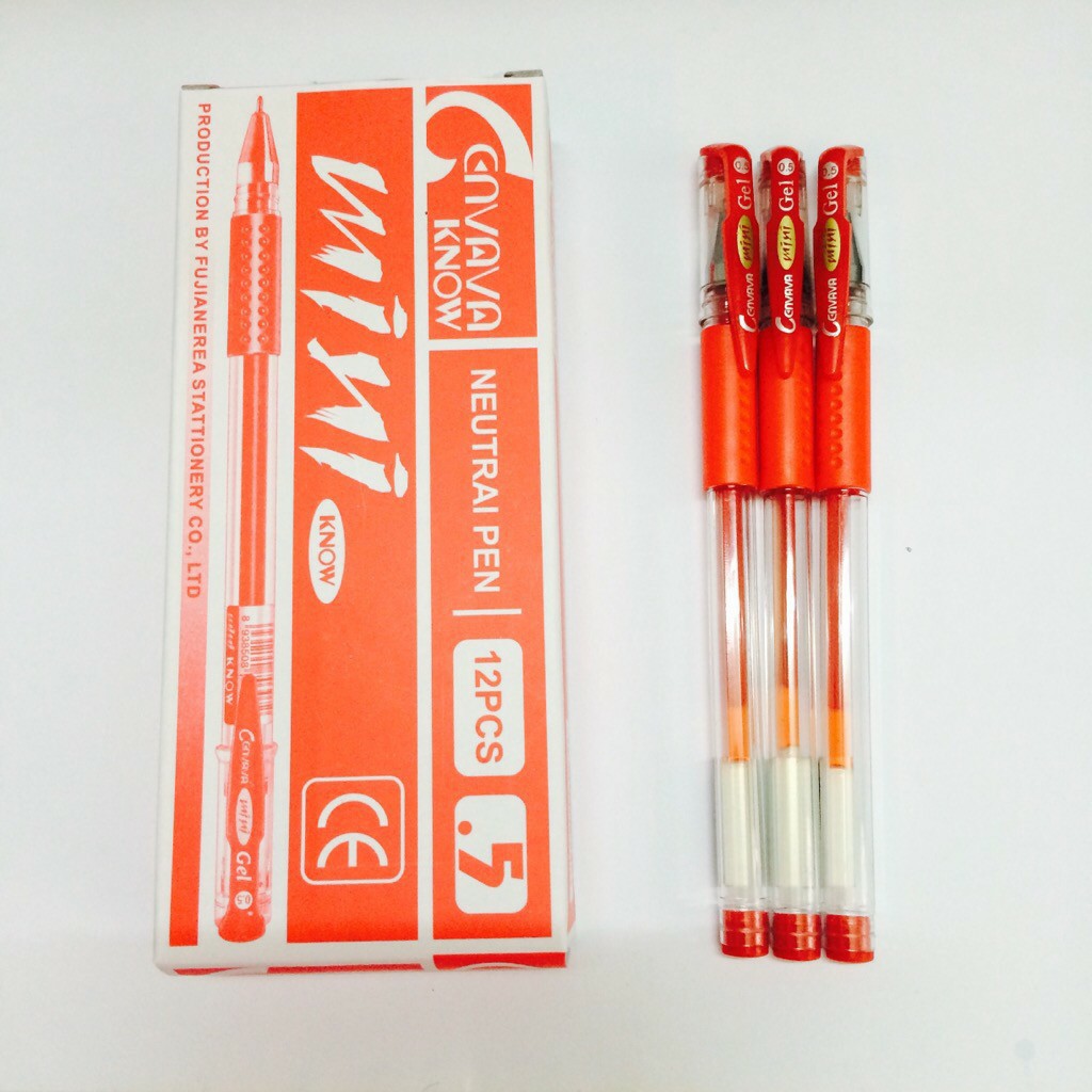 [HCM]Hộp 12 cây bút gel mini Cenvava