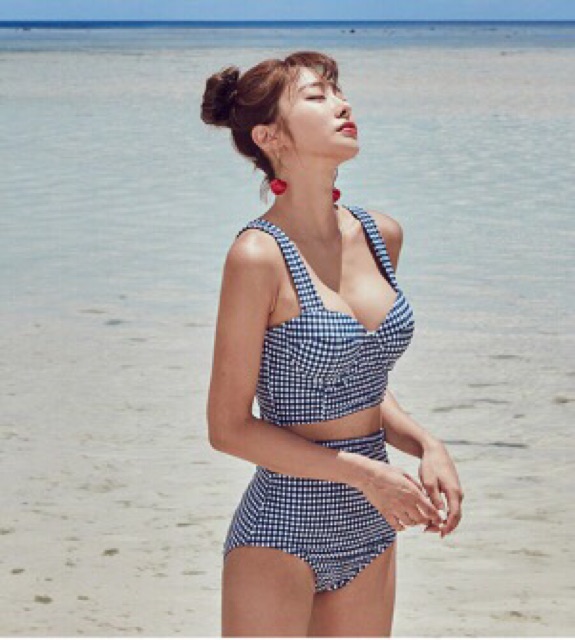 [HCM]Bikini caro Hàn quốc kèm hình thật
