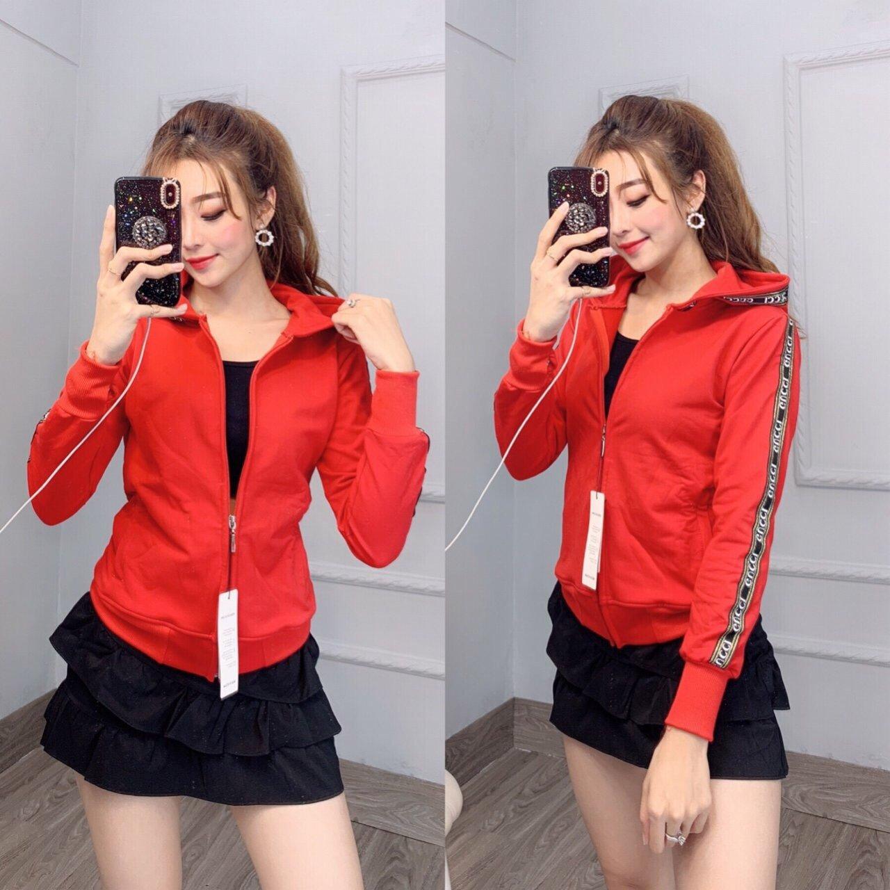 [HCM][P1] ÁO KHOÁC THUN NỮ GUC DỌC TAY XINH- Áo khoác chống nắng nữ - Áo khoác nữ - Áo khoác dù - Áo khoát nữ - Áo khoác chui - Áo khoác gió nữ - áo khoác dù nữ - áo khoác nữ nỉ - áo khoác nữ đẹp - áo khoác đẹp - áo khoác da cá