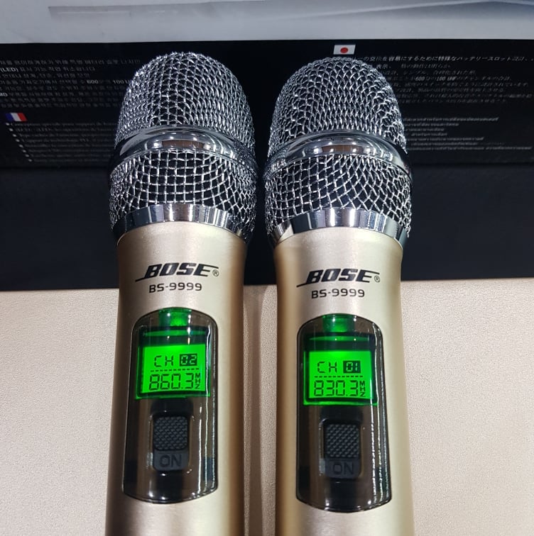 Bộ Micro không dây BOSE BS-9999: Hát nhẹ, bắt Micro, hàng đẹp