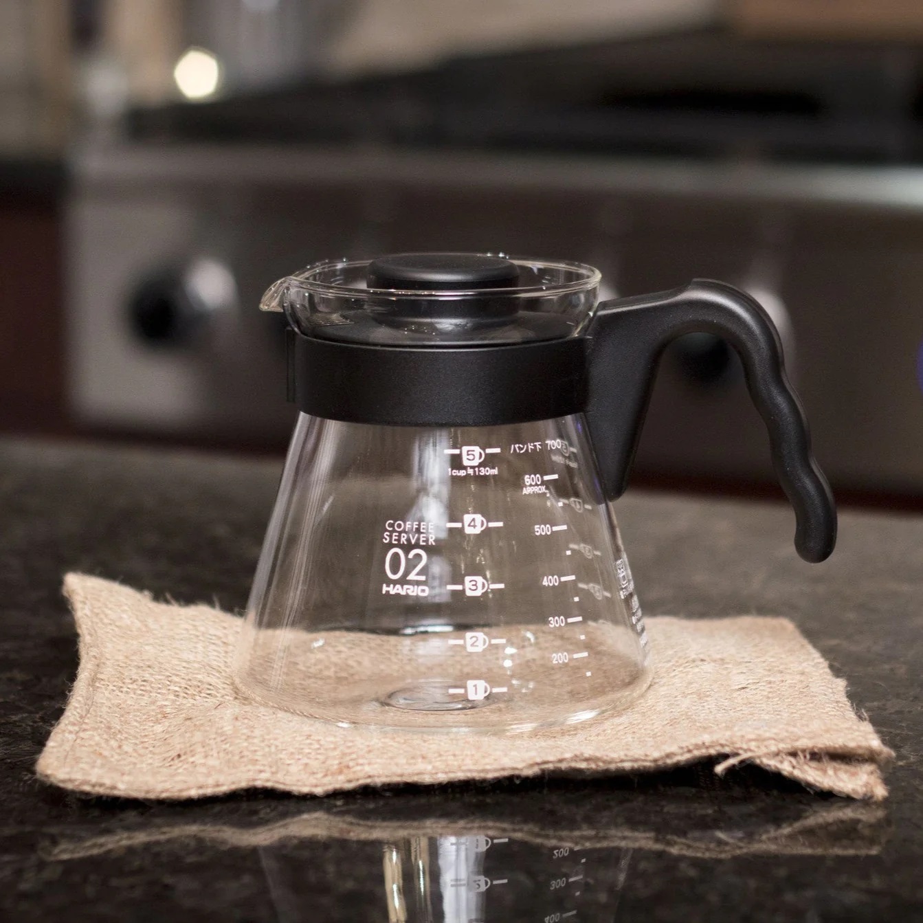 Bình Nước Thủy Tinh Phục Vụ Cà Phê Hario V60 Coffee Server