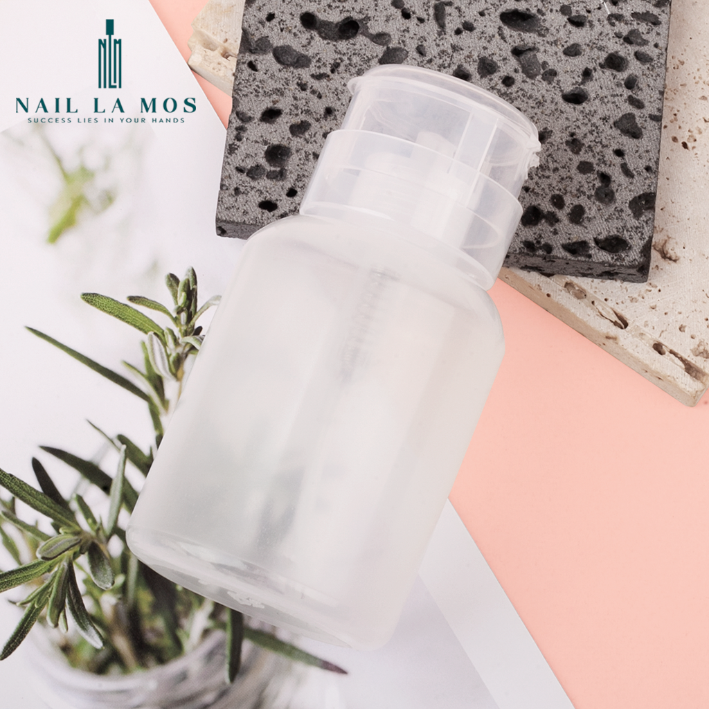 Lọ đựng cồn acetone 250ml đầu xịt - Bình nhún đựng nước lau gel