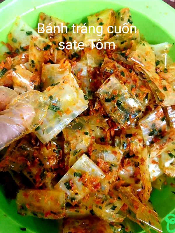 1kg Bánh tráng cuốn sate tôm