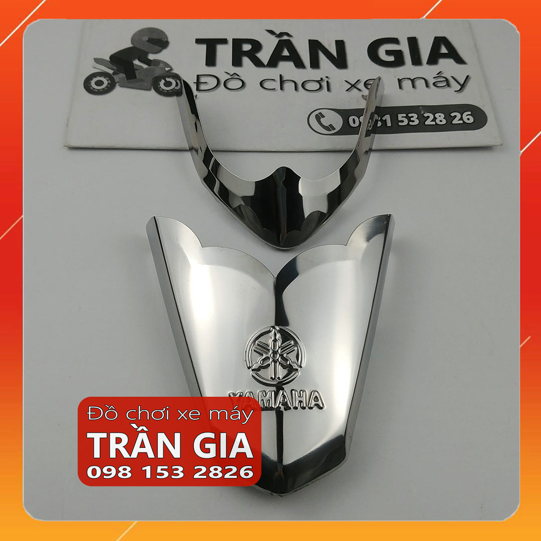 Chỉ mũi dè trước sau inox xe Nouvo 5 No SX- ốp mỏ đuôi dè chắn bùn - phụ kiện trang trí Yamaha