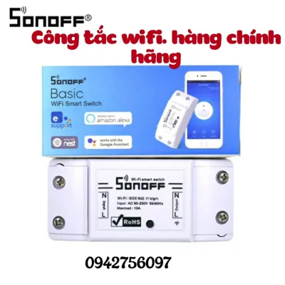Công tắc thông minh Sonoff Basic điều khiển qua App eWeLink Wifi 3G 4G