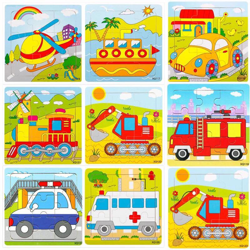 Tranh Ghép Gỗ 2D, Đồ Chơi Xếp Hình Puzzle Thông Minh, Đồ Chơi Giáo Dục Dựa Trên Nguyên Lý Montessori, Tranh Xếp Hình Được Làm Từ Gỗ Tự Nhiên, Họa Tiết Ngẫu Nhiên Giúp Các Bạn Nhỏ Có Thêm Nhiều Trải Nghiệm