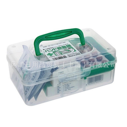 Hộp đựng thuoc, dụng cụ y tế Sanada Nhật Bản có khay tiện ích 800ml nhựa PP an toàn sức khỏe